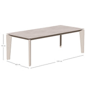 Алуминиева маса Стреза крем скелет с бежов SINTERED STONE 220x100x75