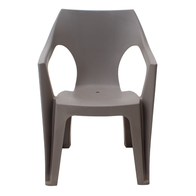 Dante градински фотьойл от полипропилен в цвят капучино 57x55x79cm