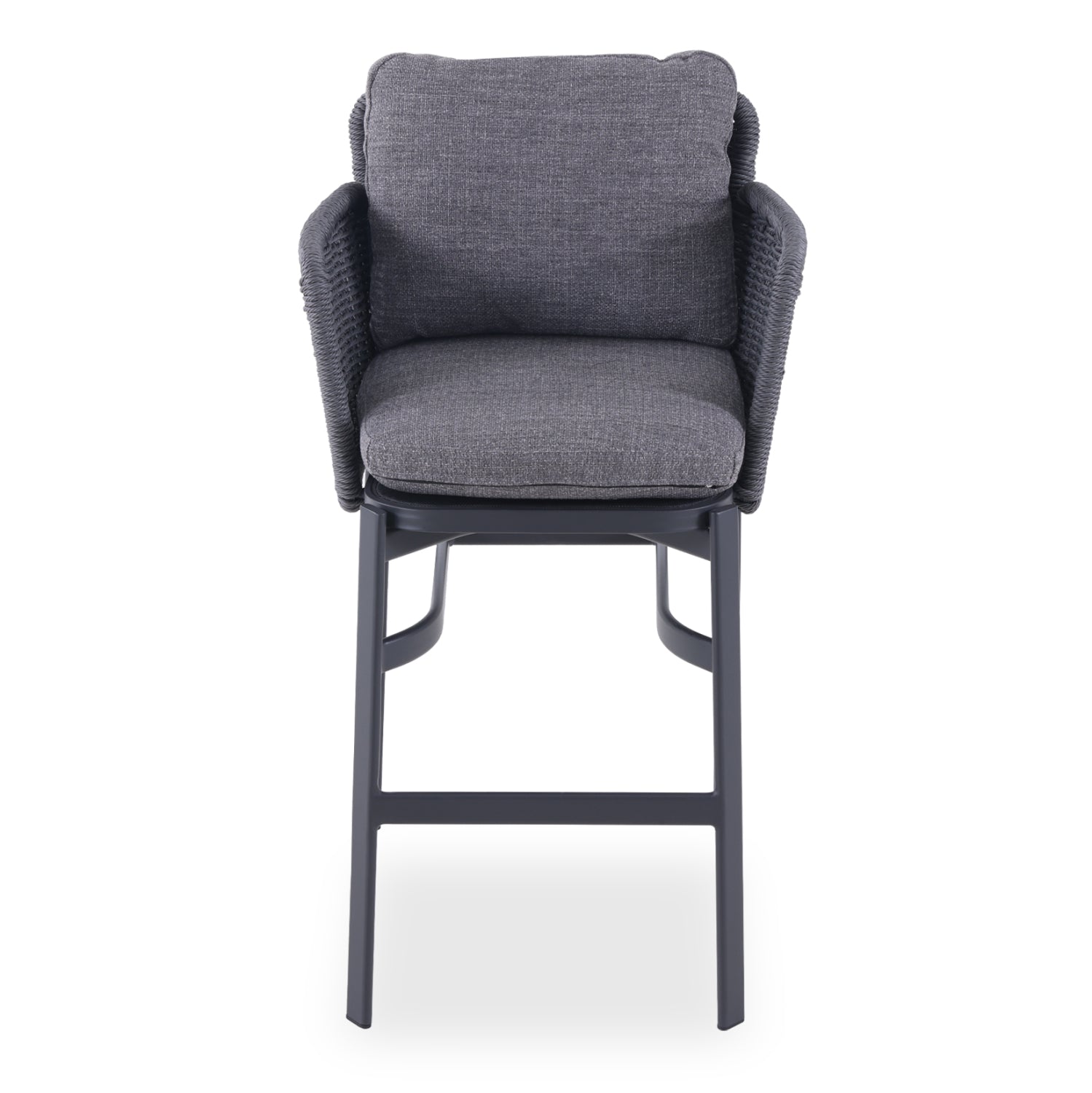 Бар стол серия DESTINY антрацит алуминий-сив WICKER 71.5x63.5x108