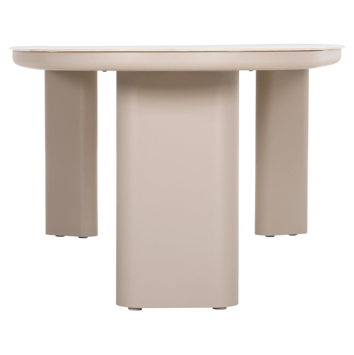 Алуминиева маса Бурано бежово/сив SINTERED STONE 280x120x74 см