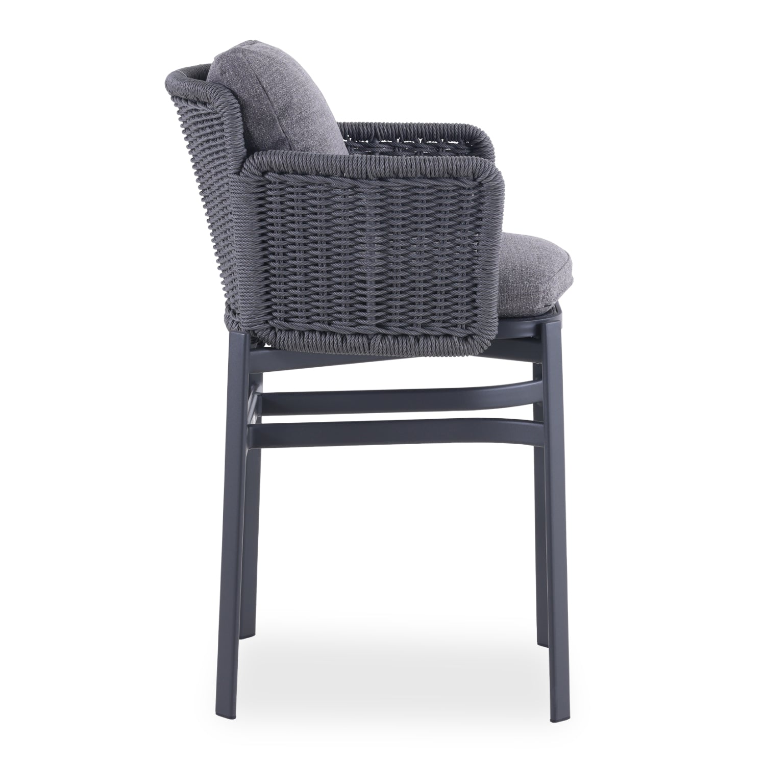 Бар стол серия DESTINY антрацит алуминий-сив WICKER 71.5x63.5x108