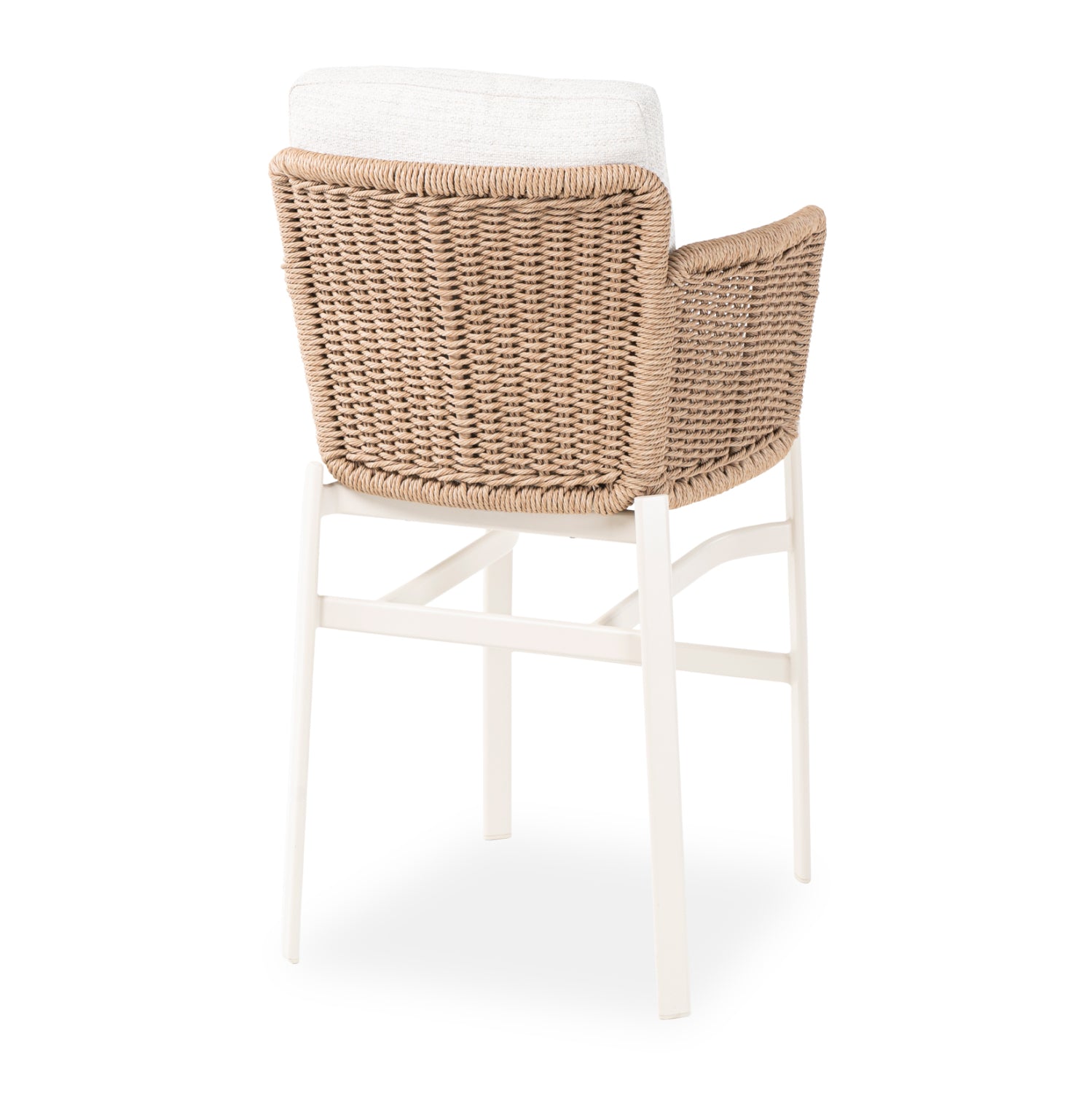 Бар стол серия DESTINY екрю алуминий-беж WICKER 71.5x63.5x108