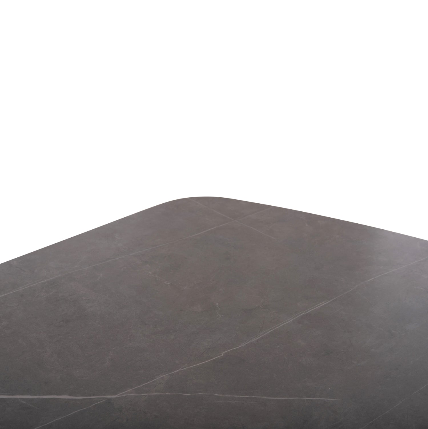 Трапезна маса Монтепулчиано тъмно сиво алуминий & плот Sintered Stone 240x10