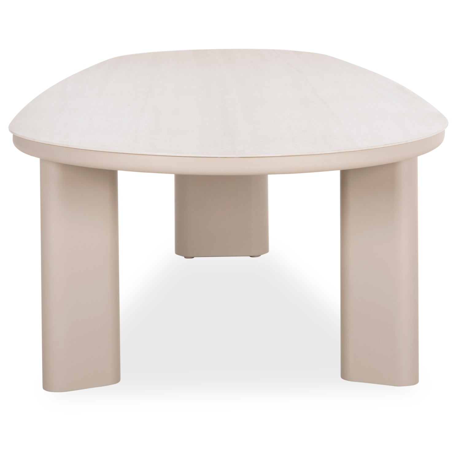 Алуминиева маса Бурано бежово/сив SINTERED STONE 280x120x74 см