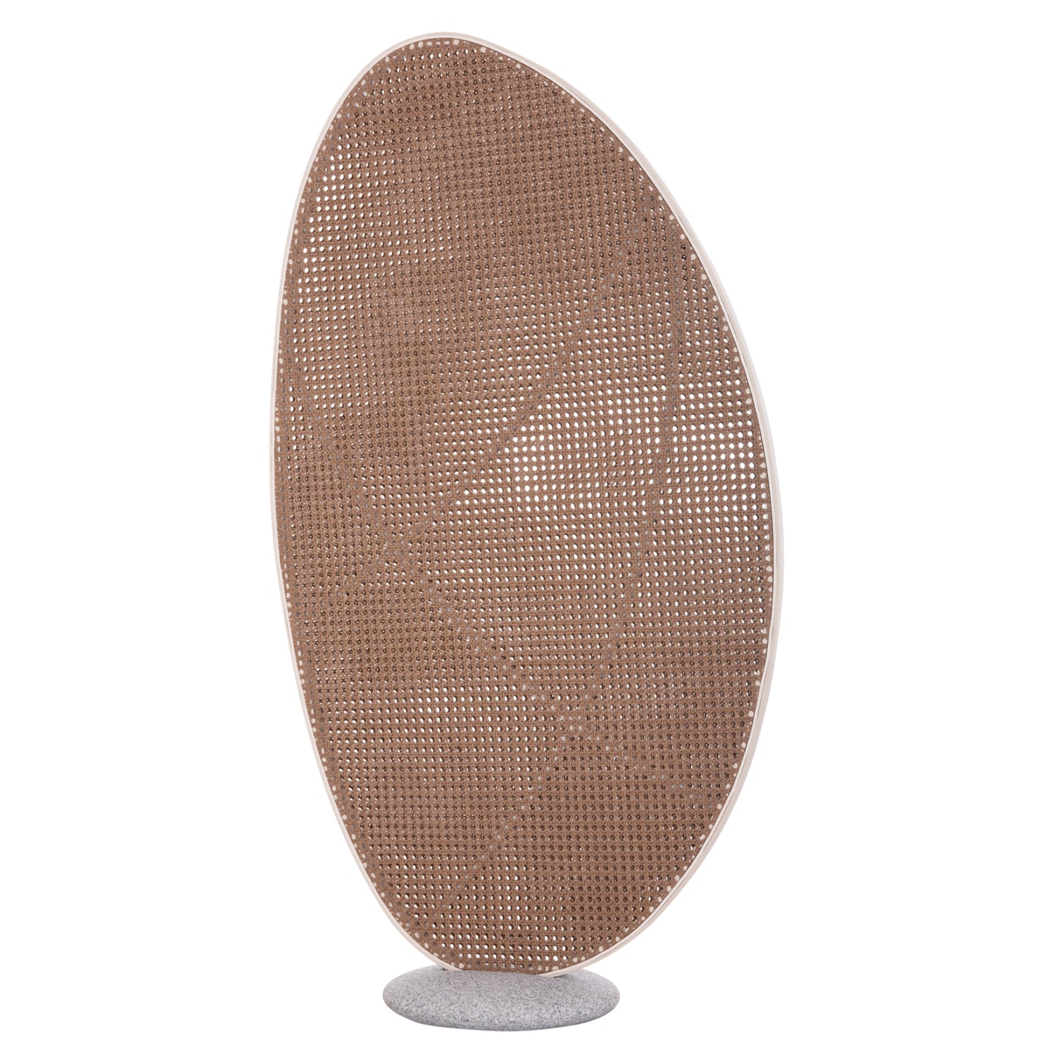 Параван алуминий KOMORABI (L) екрю с бежова рамка WICKER 106,5x4x195,5