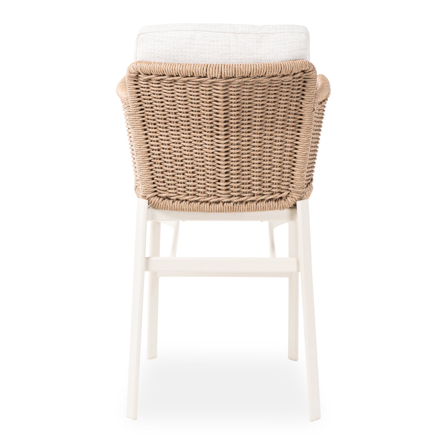 Бар стол серия DESTINY екрю алуминий-беж WICKER 71.5x63.5x108
