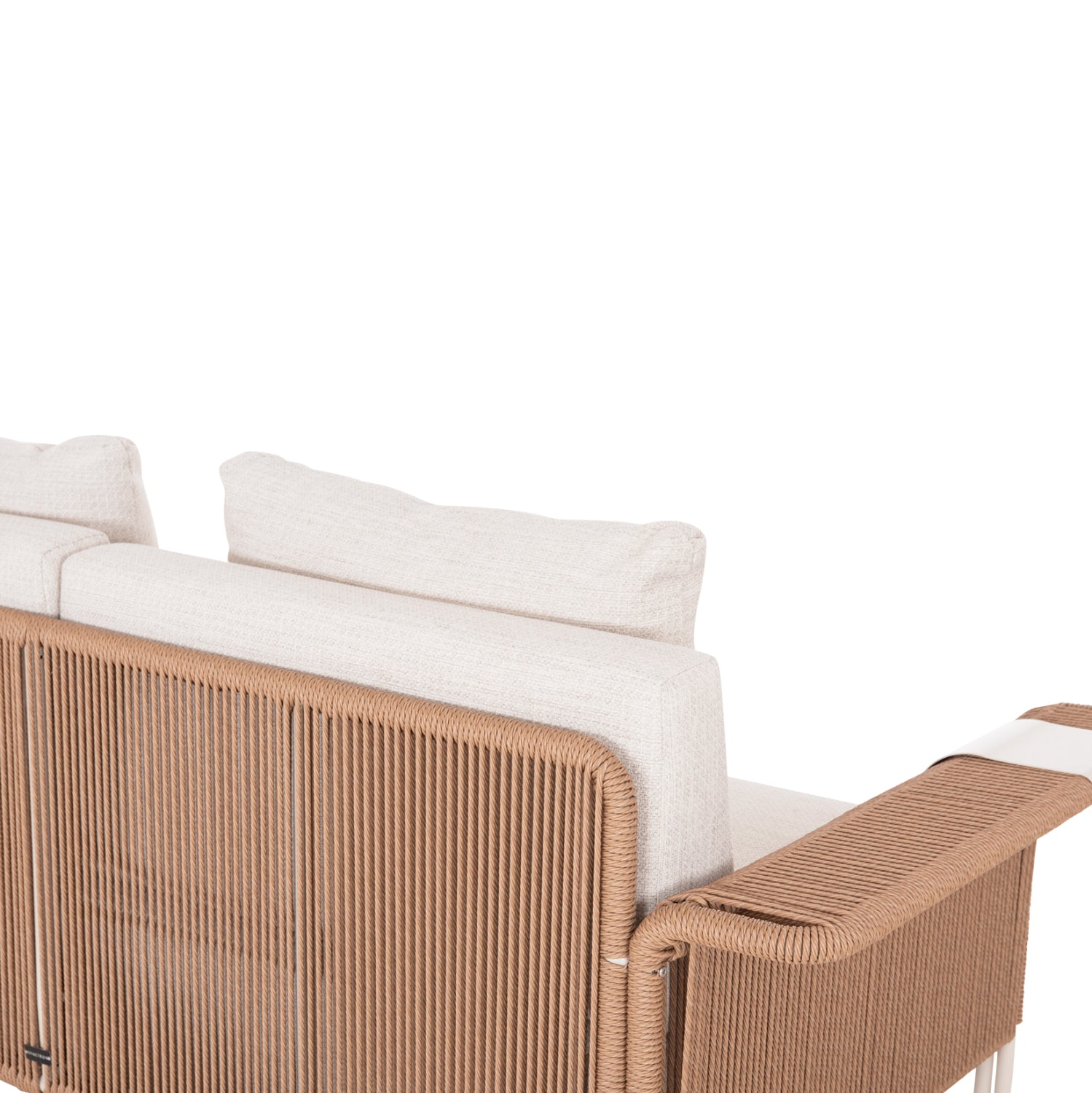 Градински лаундж сет Соренто – 4 части, крем алуминий-PE WICKER-SINTERED STON