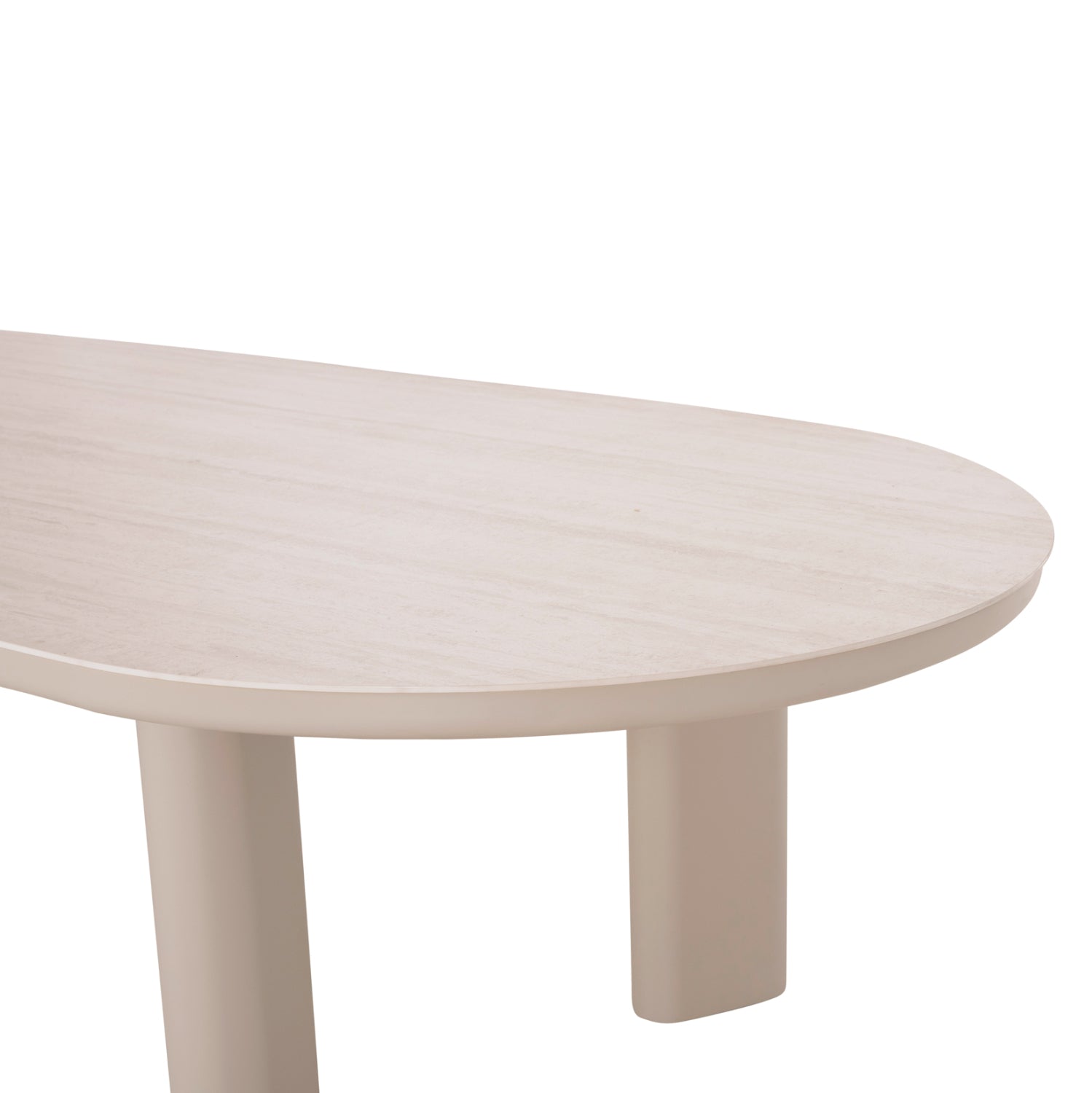 Алуминиева маса Бурано бежово/сив SINTERED STONE 280x120x74 см