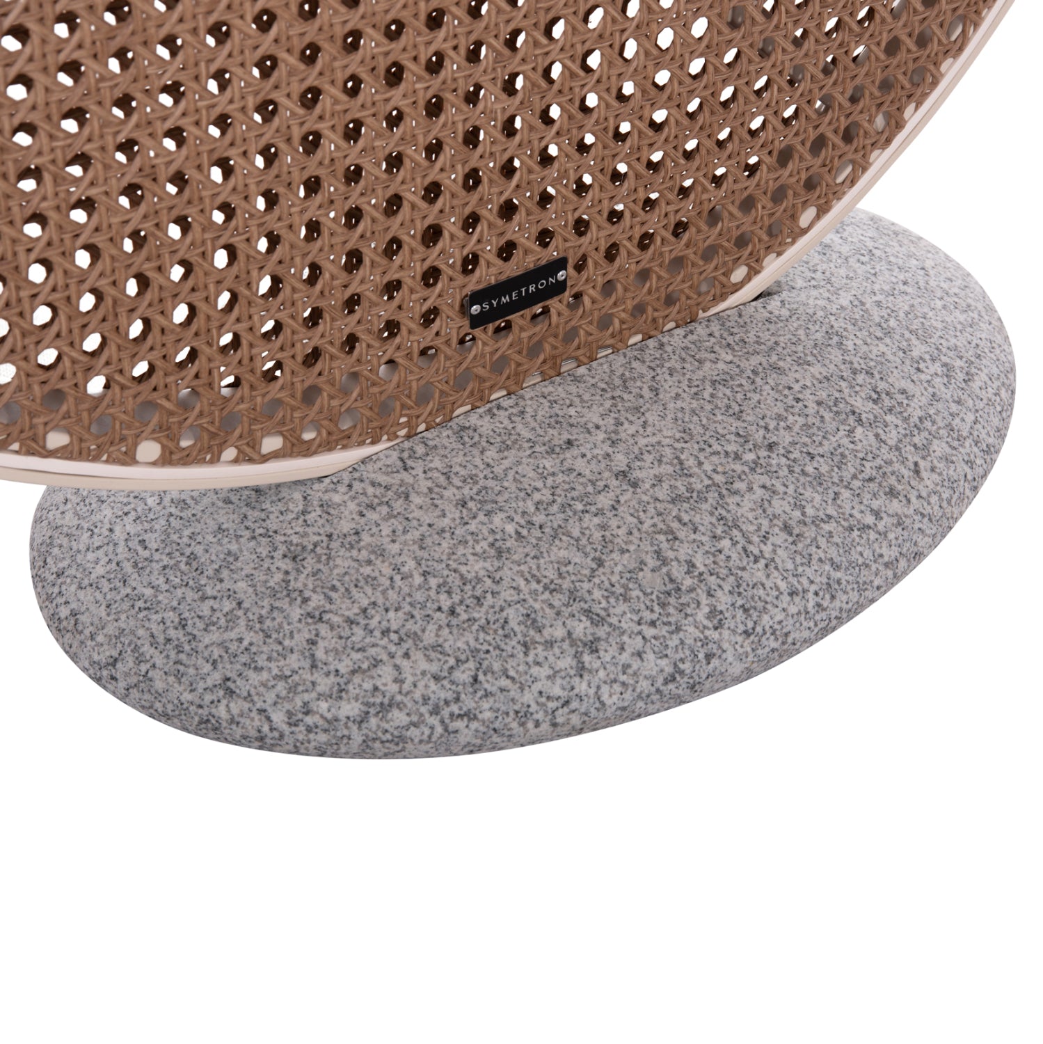 Параван алуминий KOMORABI (S) екрю с бежова wicker рамка 104,5x4x169 с