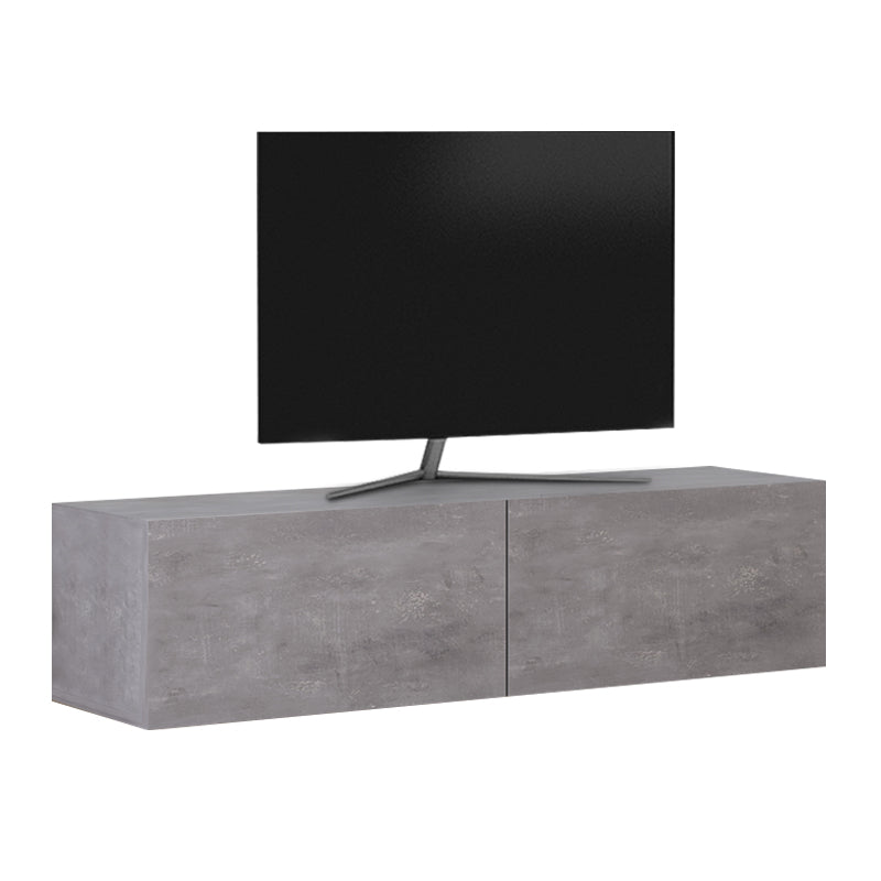 Palm меламиново стенна мебел за телевизор в ретро сив цвят 120x32x30cm.