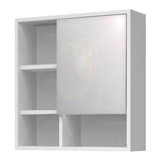 Огледало за баня Demo меламин бяло 60x17.5x60cm.