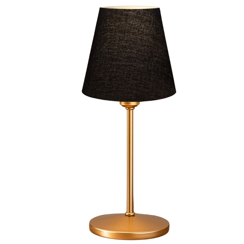 Santo E27 текстил PVC в черно - златист цвят Ø13x37cm.