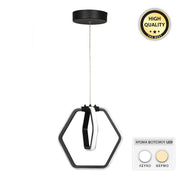Holt метален LED таванен светильник в черен цвят 22x16x63cm