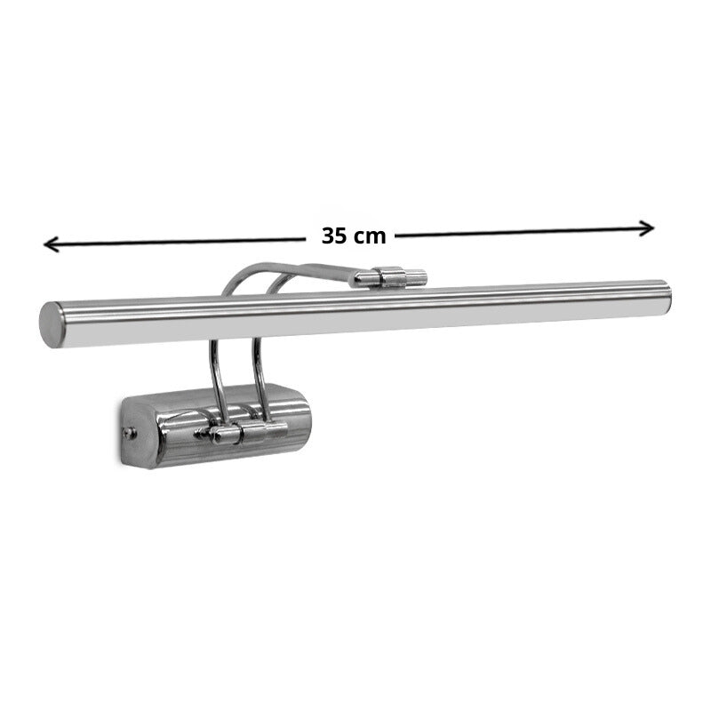 Strop LED аплик за баня, метален хром 35cm