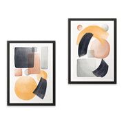 Картина "Shapes" 2 части в рамка 35x45x2cm.