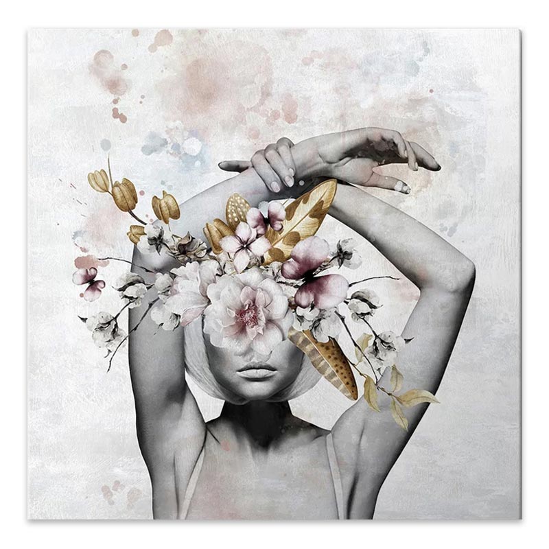 Картина на платно "Hidden Face" дигитален печат 60x60x3cm