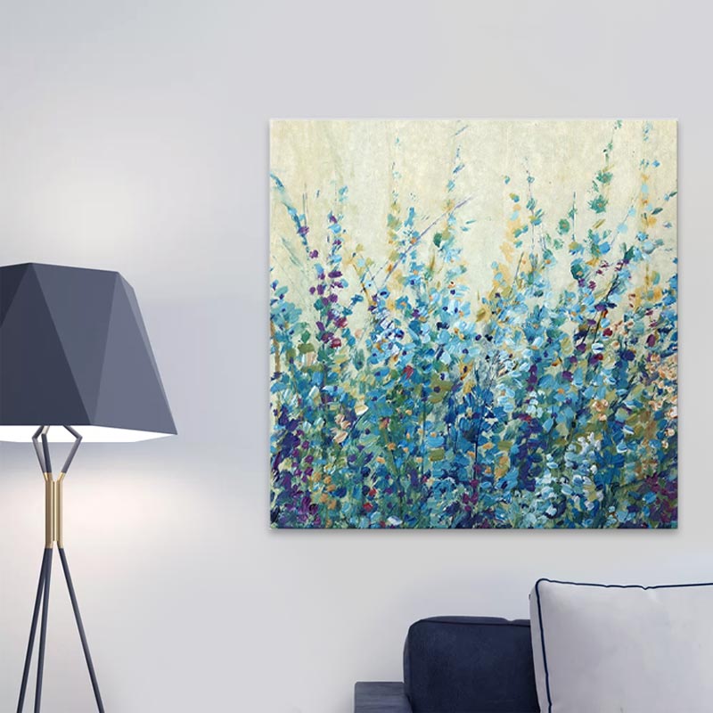 Картина върху платно "Wildflowers" дигитален печат 60x60x3cm.