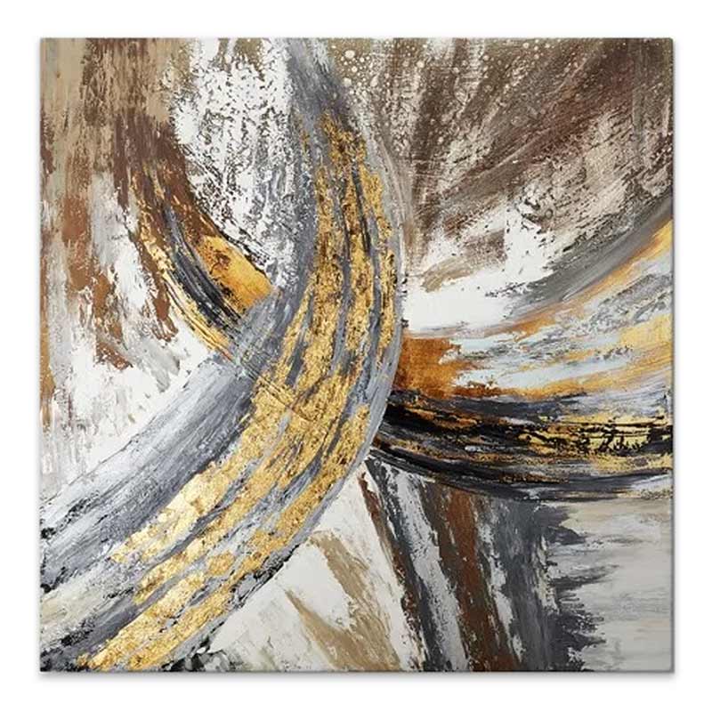 Картина върху платно "Routes" дигитален печат 100x100x3cm.