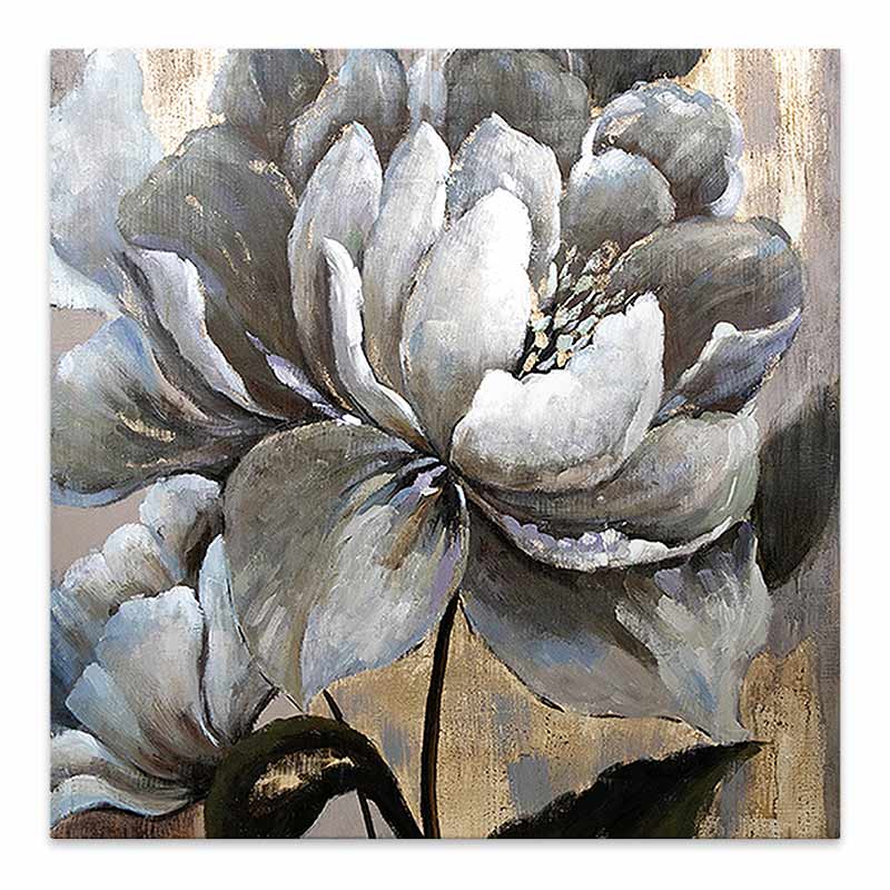 Картина върху платно "White Magnolias" дигитален печат 50x50x3cm.