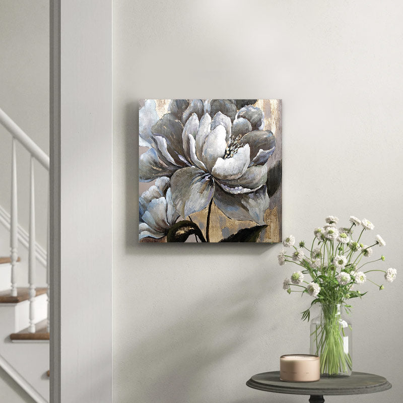 Картина върху платно "White Magnolias" дигитален печат 50x50x3cm.