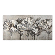 Картина "White Flowers" върху платно дигитален печат 120x60x3cm.