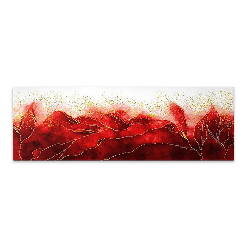 Картина "Red Passion" върху платно дигитален печат 120x40x3cm.