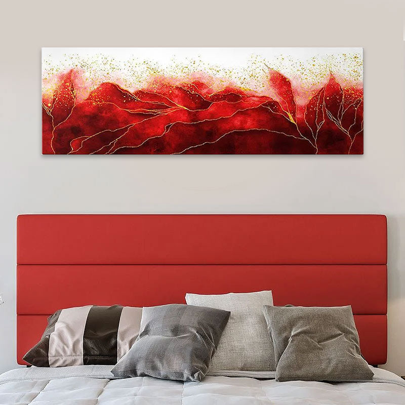 Картина "Red Passion" върху платно дигитален печат 120x40x3cm.