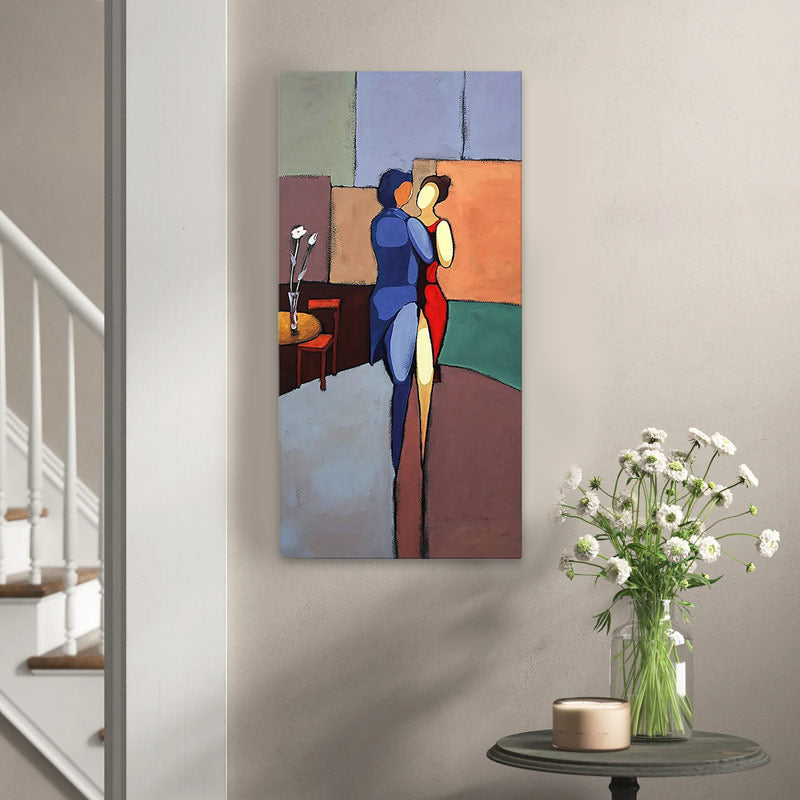 Картина "Dance Couple" върху платно дигитален печат 40x80x3cm.