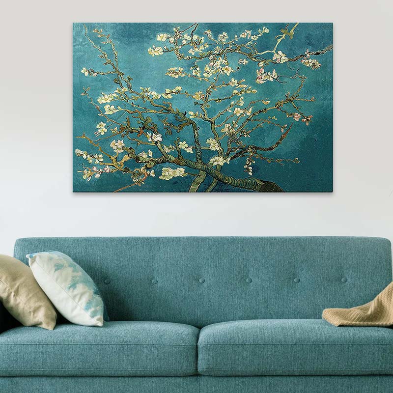 Картина върху платно "Blooming Flowers" дигитален печат 140x100x3cm.