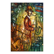 Картина "Street Artists" върху платно дигитален печат 50x75x3cm.