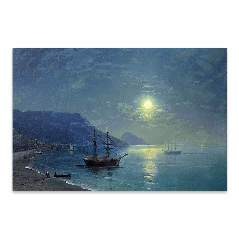 Картина върху платно "Night in the Crimea" дигитален печат 60x40x3cm.