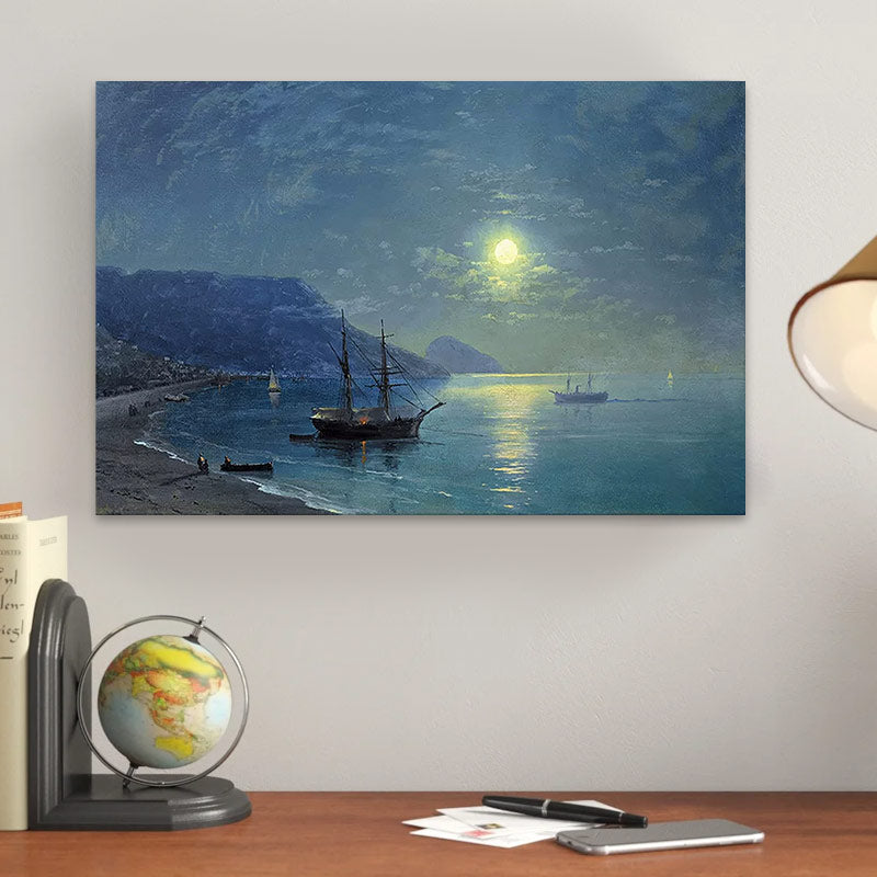 Картина върху платно "Night in the Crimea" дигитален печат 60x40x3cm.