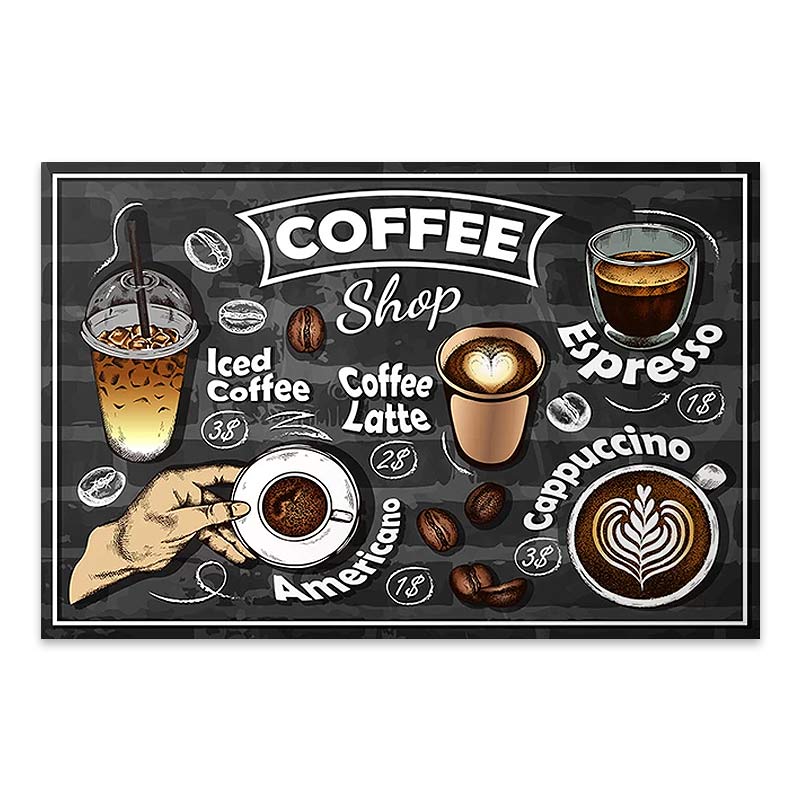 Картина върху платно "Coffee Table" дигитален печат 60x40x3cm.