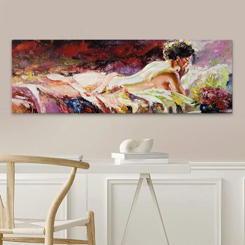 Картина на платно "Naked Girl" дигитален печат 120x40x3cm.