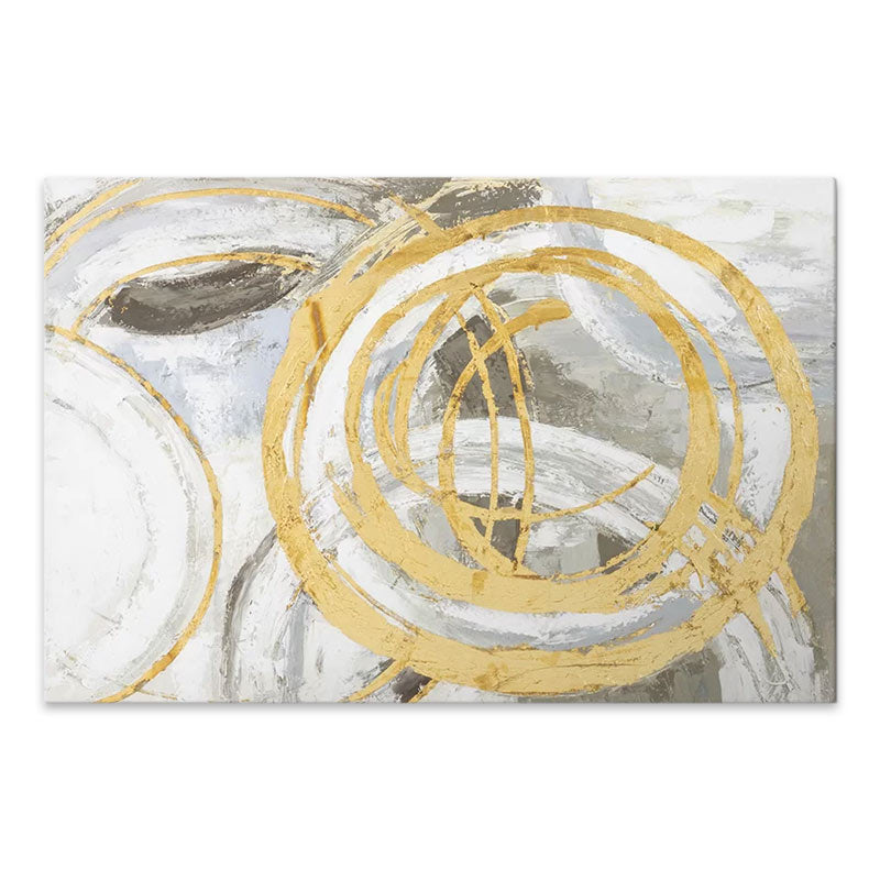 Картина "Exotic Circles" дигитален печат върху платно 140x100x3cm.