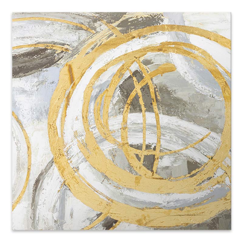 Картина на платно "Exotic Circles" дигитален печат 50x50x3cm.