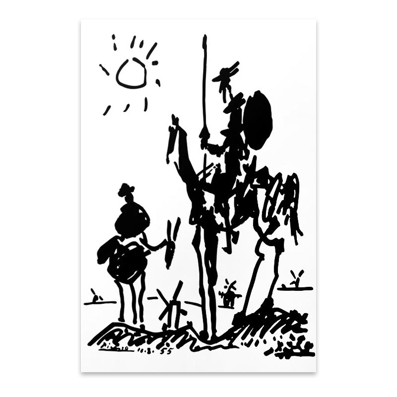 Картина "Don Quixote" дигитален печат върху платно 50x75x3cm