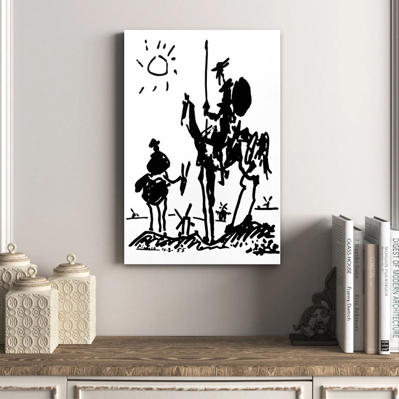 Картина "Don Quixote" дигитален печат върху платно 50x75x3cm