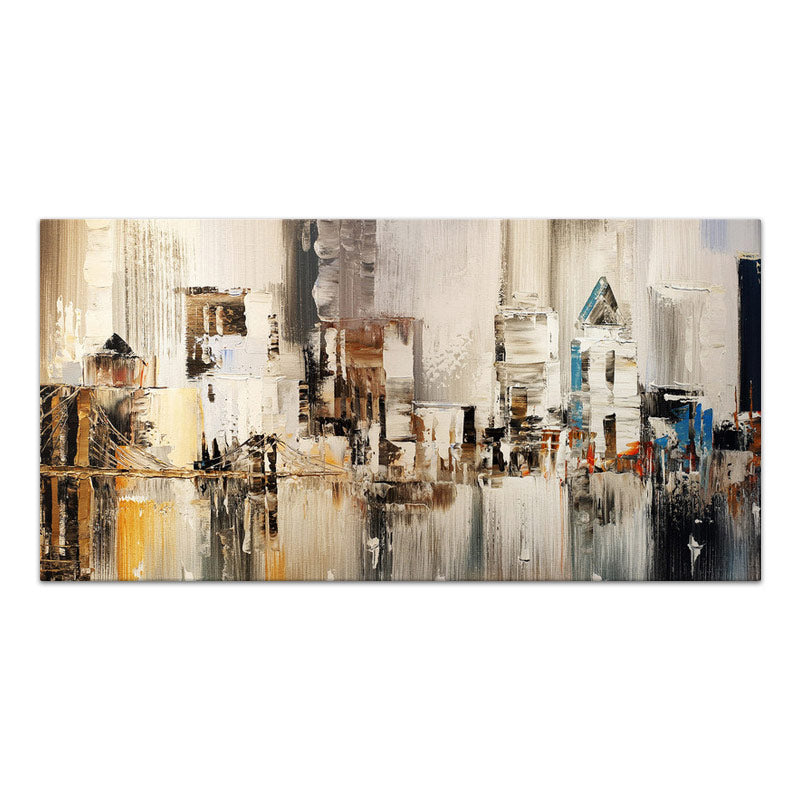 "City" картина на платно дигитален печат 140x70x3cm.