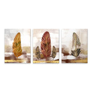 Картина на платно "Autumn Leaves" триптих дигитален печат 126x55x3cm.