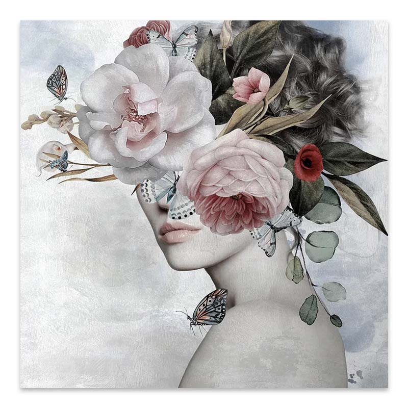 Картина на платно "Hidden Face" дигитален печат 100x100x3cm.