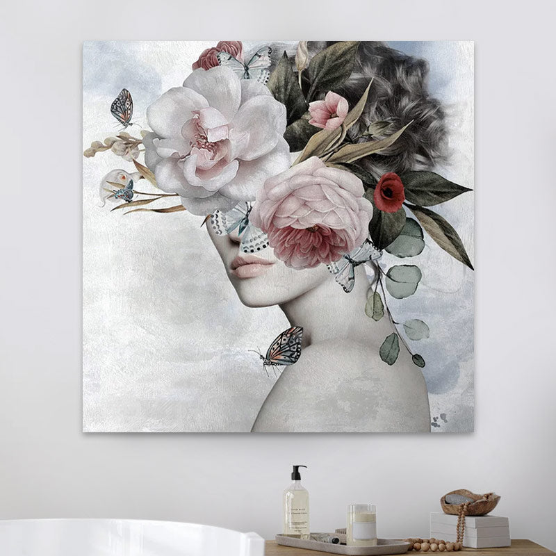 Картина на платно "Hidden Face" дигитален печат 100x100x3cm.