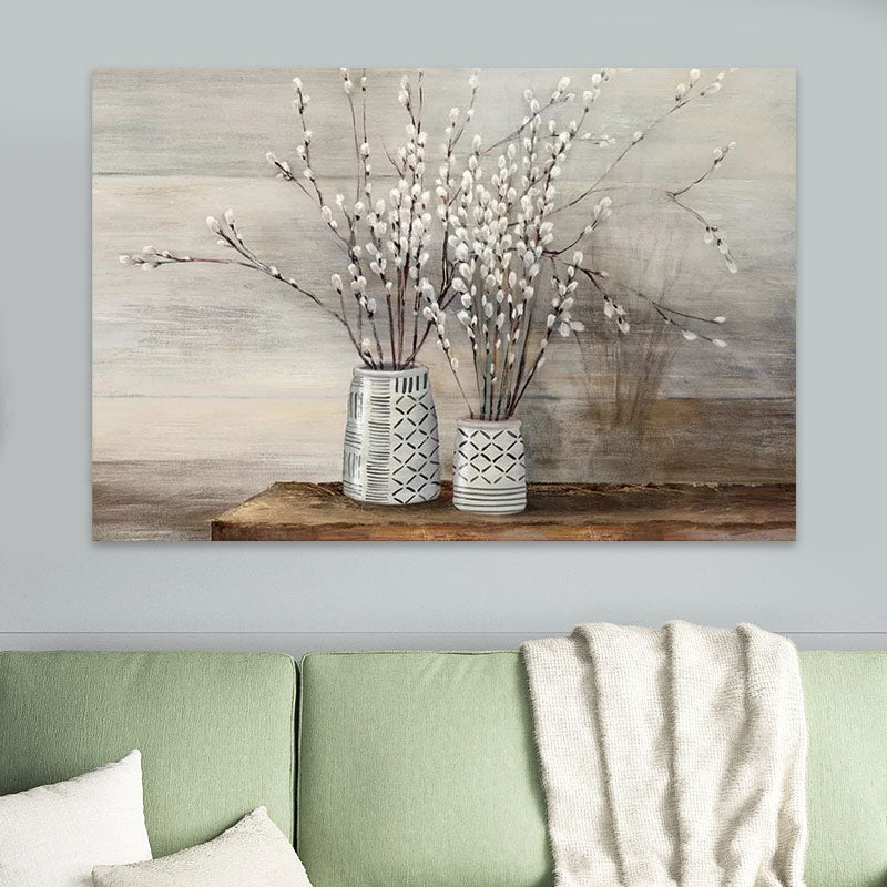 Картина на платно "Willow Flowers" дигитален печат 100x70x3cm.