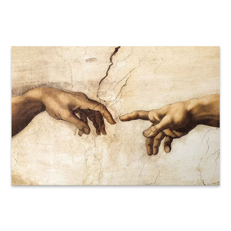 Картина на платно "The Creation of Adam" дигитален печат 125x80x3cm.