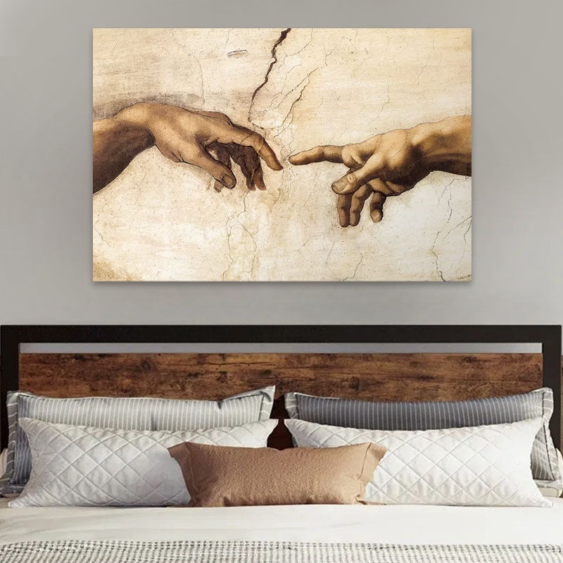 Картина на платно "The Creation of Adam" дигитален печат 125x80x3cm.