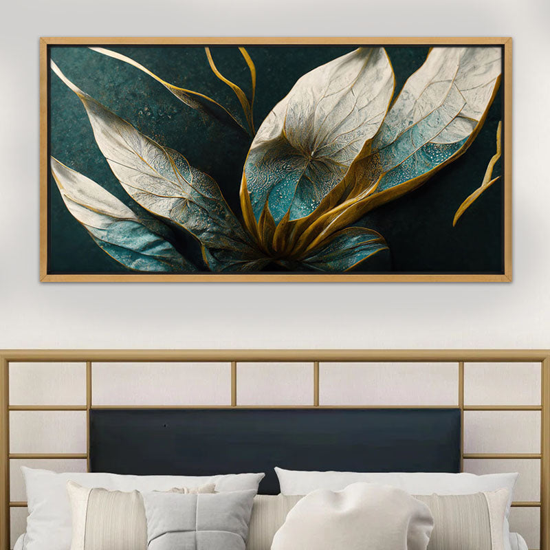 Картина на платно "Exotic Flower" дигитален печат с рамка 140x70x3cm.