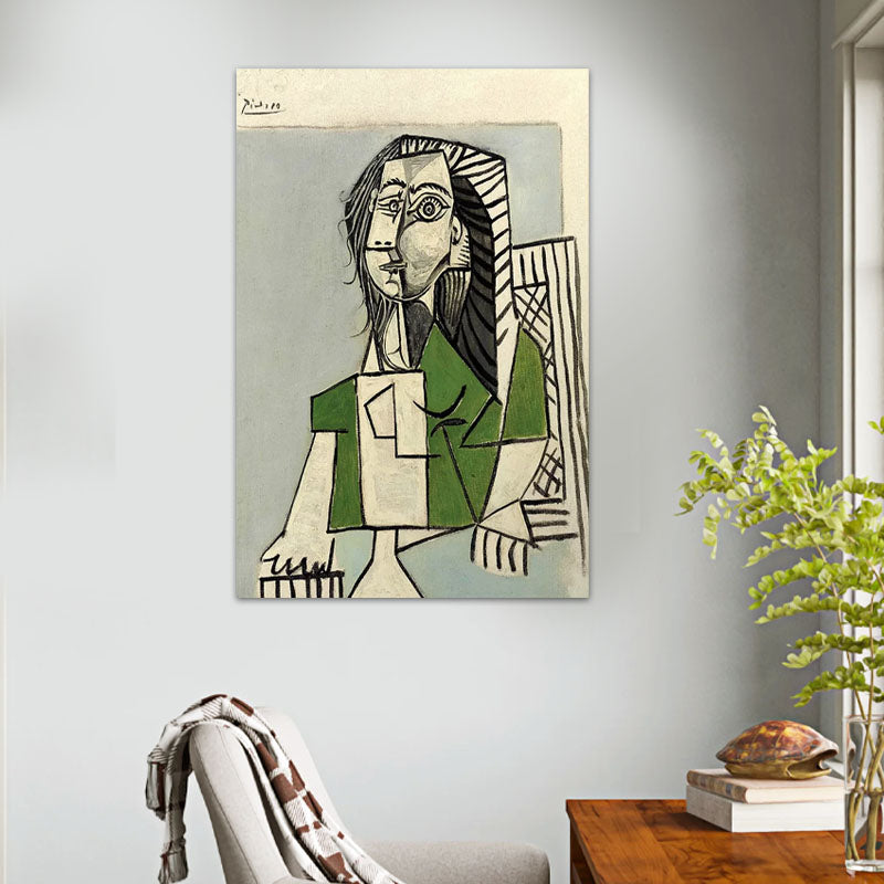 Картина на платно "Seated Woman" дигитален печат 60x90x3cm.