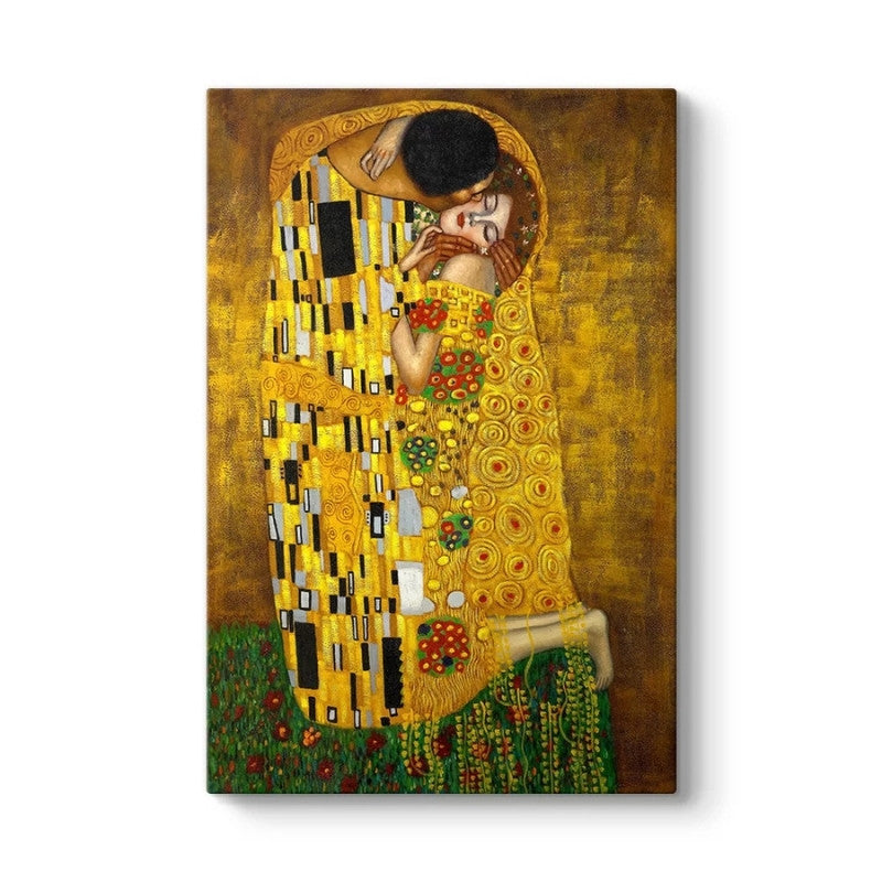 Картина "The Kiss" дигитален печат върху платно 80x125x3cm.