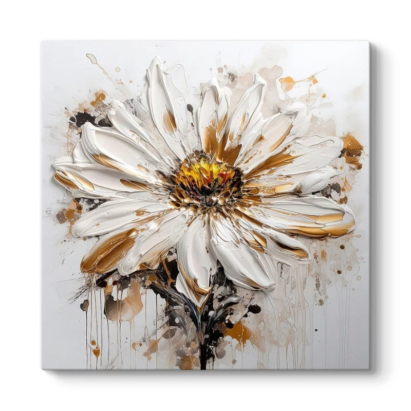 "Daisy" картина върху платно дигитален печат 80x80x3cm.