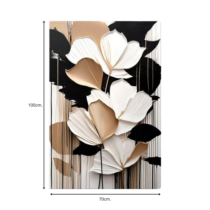 Картина "Abstract Flower" дигитален печат върху платно 70x100x3cm.